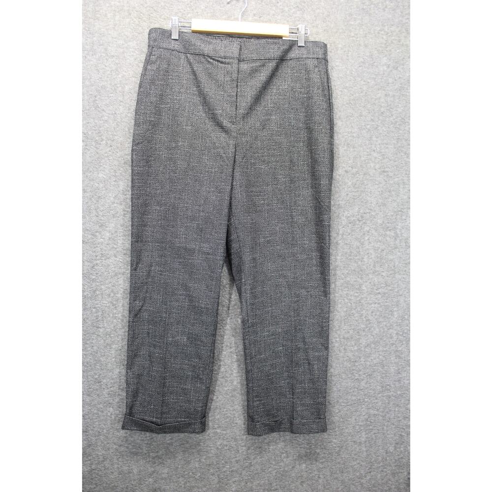 Ann Taylor the Easy Ankle Pants Toursers size Large Gray NEW